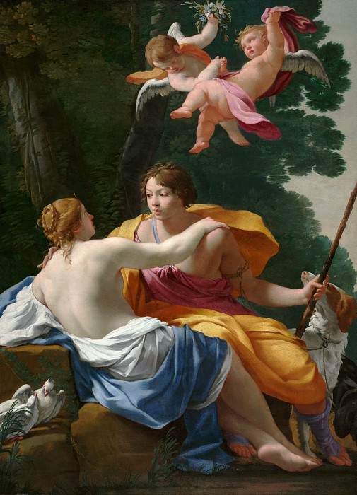 Вуэ Симон – Венера и Адонис ок1642, Музей Гетти