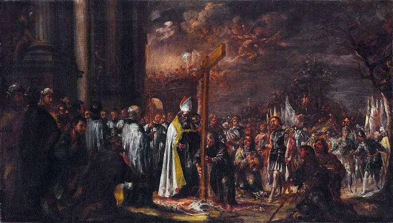 Valdes Leal, Juan de – Feast of the Exaltation of the Cross c.1680, J. Paul Getty Museum