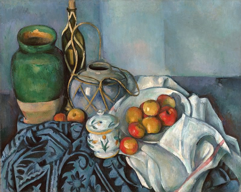 Сезанн Поль – Натюрморт с яблоками 1893-94, Музей Гетти