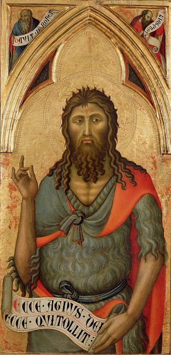 Лука ди Томме – Иоанн Креститель 1390-е, Музей Гетти