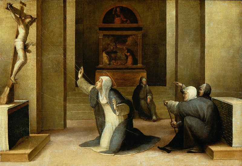 Beccafumi Domenico – Stigmatization of St. Catherine of Siena 1513-15, J. Paul Getty Museum