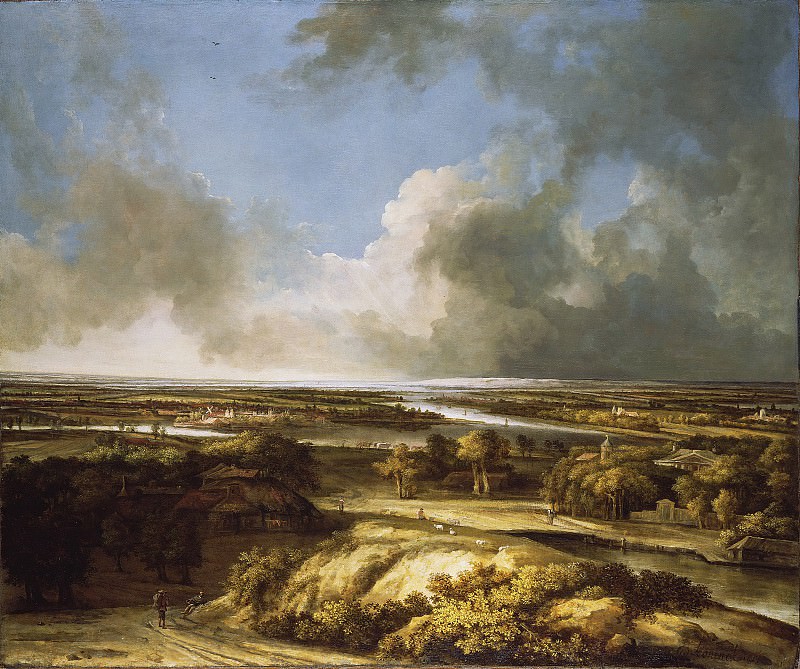 Конинк Филипс – Панорамный пейзаж 1665, Музей Гетти