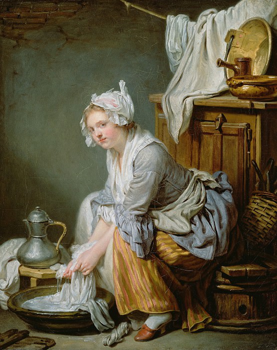 Greuze Jean-Baptiste – Laundress 1761, J. Paul Getty Museum