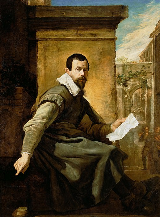 Fetti Domenico – Portrait of a man with music c1620, J. Paul Getty Museum