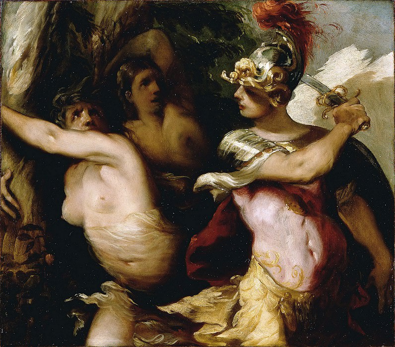 Маффеи Франческо – Ринальдо в волшебном лесу 1650-55, Музей Гетти