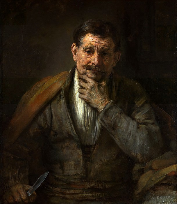 Rembrandt Harmenszoon van Rijn – St. Bartholomew 1661, J. Paul Getty Museum