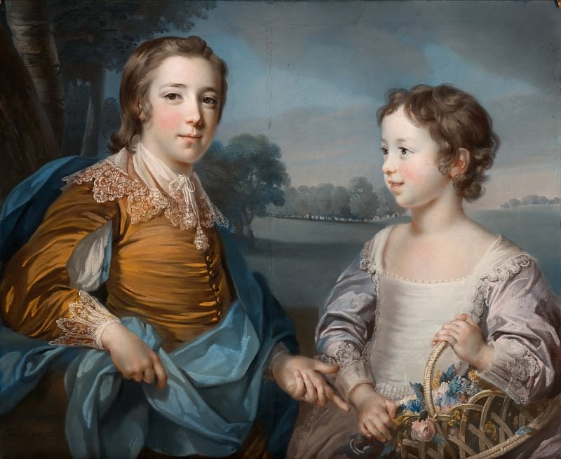Коутс Френсис – Джозеф Гальстон с братом Джоном 1754, Музей Гетти