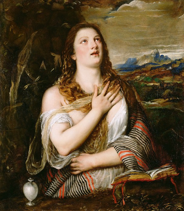 Titian – Penitent Mary Magdalene 1555-65, J. Paul Getty Museum
