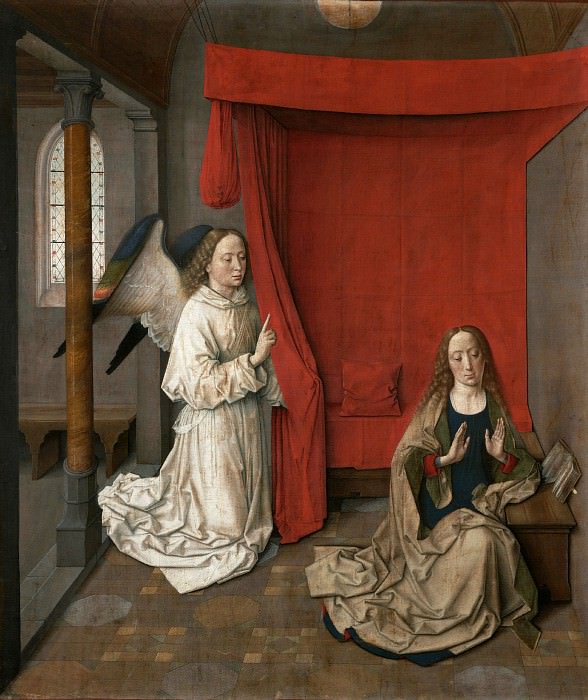 Боутс Дирк – Благовещение 1450-55, Музей Гетти