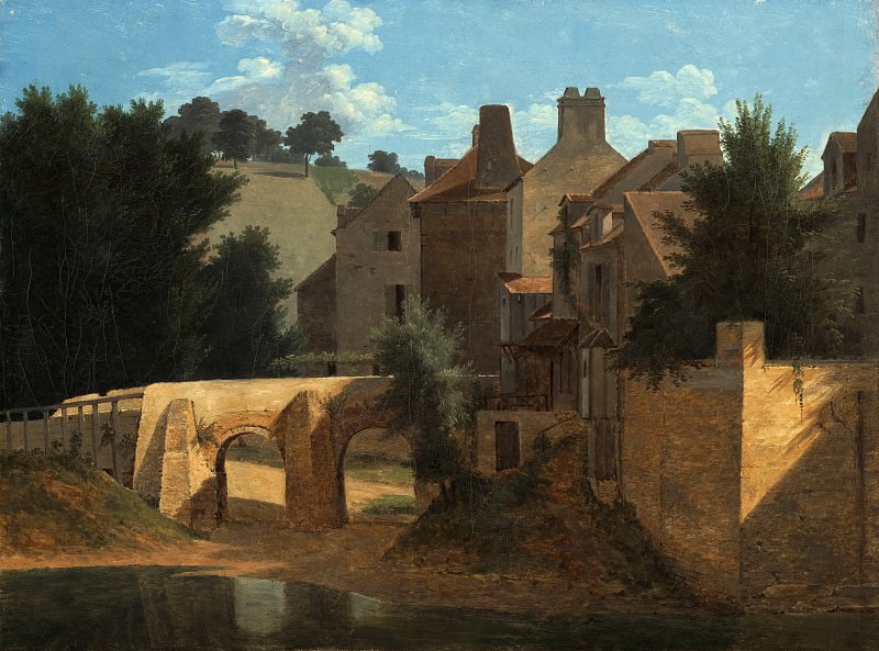Бертен Жан-Виктор – Вид в Иль-де-Франс 1810-13, Музей Гетти