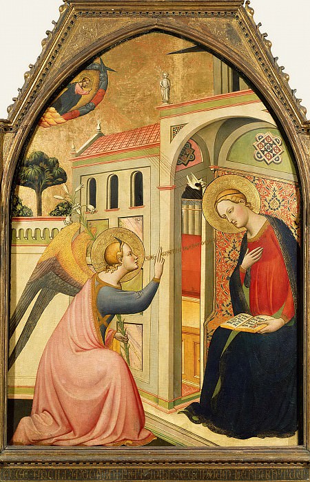 Tommaso del Mazza – Annunciation 1390-95, J. Paul Getty Museum
