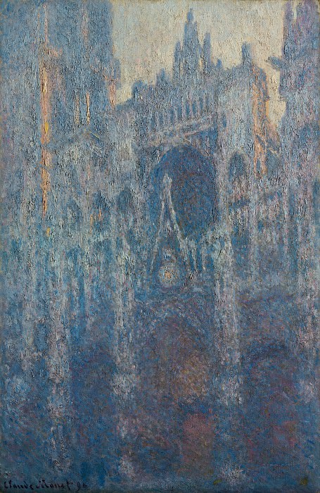 Monet Claude-Oscar – Portal of the Rouen Cathedral in the morning light 1894, J. Paul Getty Museum