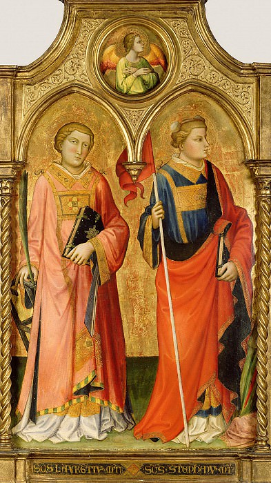Мариотто ди Нардо – Свв Лаврентий и Стефан 1408, Музей Гетти