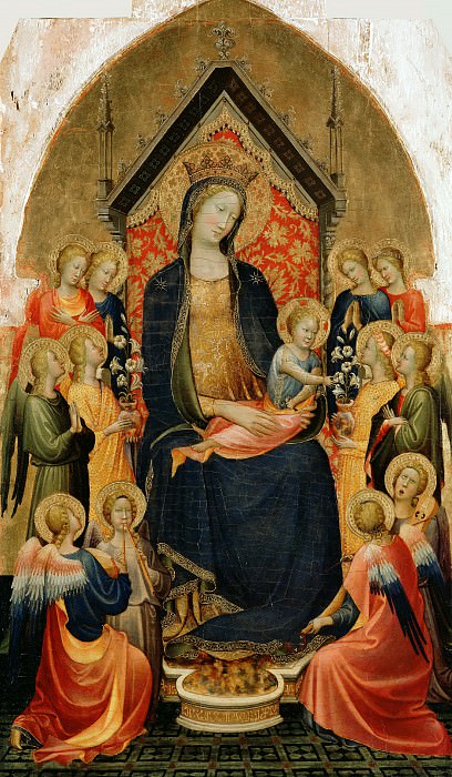 Starnina, Gerardo di Jacopo – Madonna and Child with Musical Angels c.1410, J. Paul Getty Museum