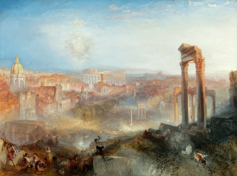 Turner Joseph Mallord William – Modern Rome – Campo Vaccino 1839, J. Paul Getty Museum