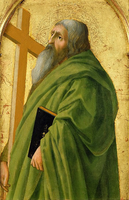 Мазаччо – Св Андрей 1426, Музей Гетти