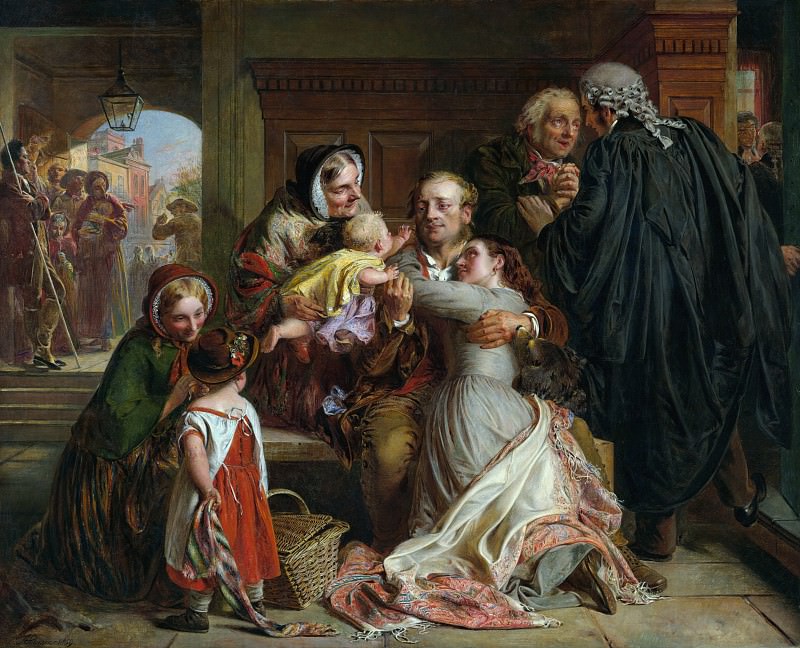 Соломон Абрахам – Не виновен 1859, Музей Гетти