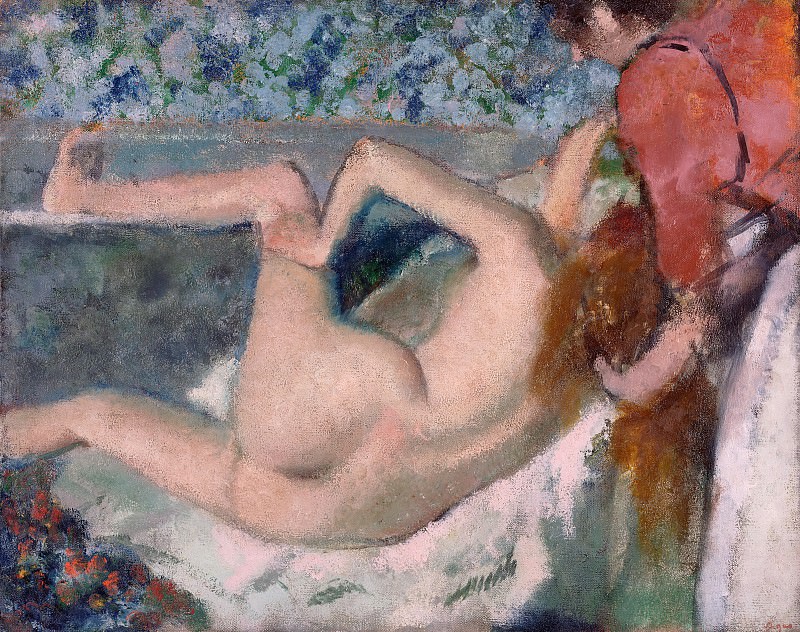 Degas Edgar – After the bath c.1895, J. Paul Getty Museum