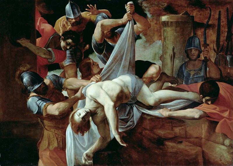 Карраччи Лодовико – Тело св Себастьяна сбрасывают в клоаку Максима 1612, Музей Гетти