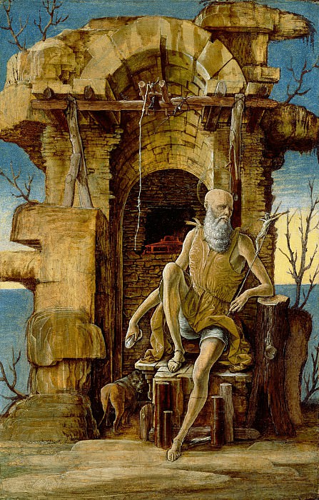 Эрколе де Роберти – Св Иероним в пустыне ок1470, Музей Гетти