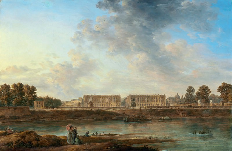 Ноэль Александр-Жан – Площадь Людовика XV 1775-87, Музей Гетти