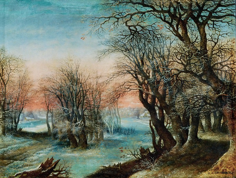 Denys van Alsloot -- Winter Landscape, Part 6 Louvre