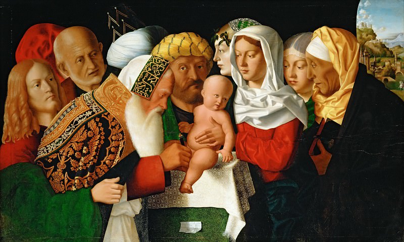 Bartolomeo Veneto -- The Circumcision, Part 6 Louvre