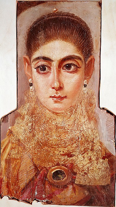 Египет -- Фаюмский погребальный женский портрет, Part 6 Louvre