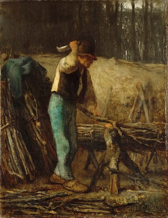 Jean-François Millet -- The Woodcutter, Part 6 Louvre