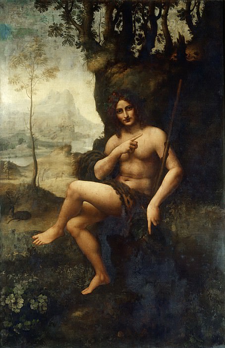 Леонардо да Винчи, мастерская -- Иоанн Креститель , часть 6 Лувр