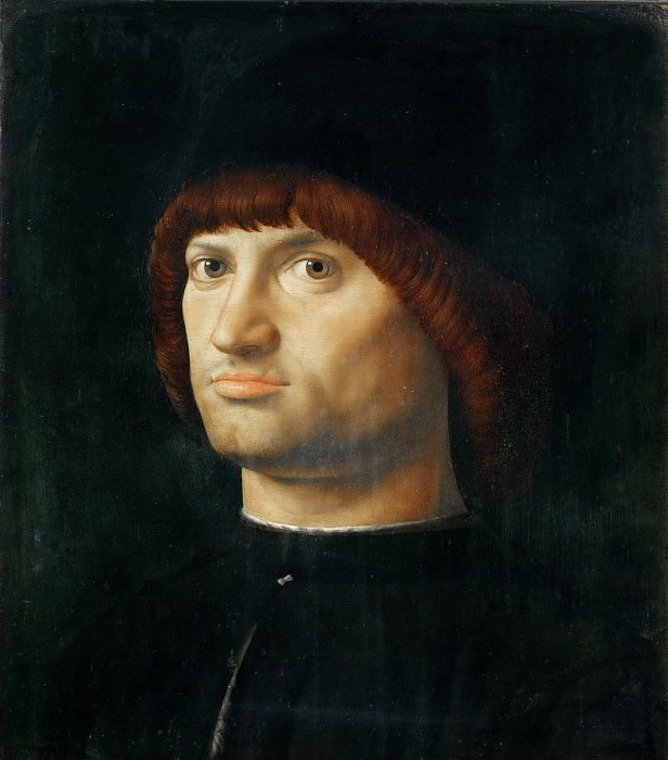Antonello da Messina -- Portrait of a Man , Part 6 Louvre