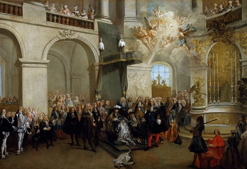 Ланкре, Никола -- Вручение ордена Святого Духа в версальской часовне 3 июня 1724 года, Part 6 Louvre