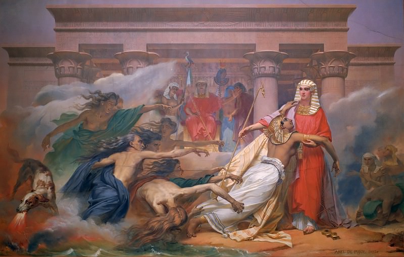 Alexandre Denis Abel de Pujol -- Egypt Is Saved by Joseph , Part 6 Louvre