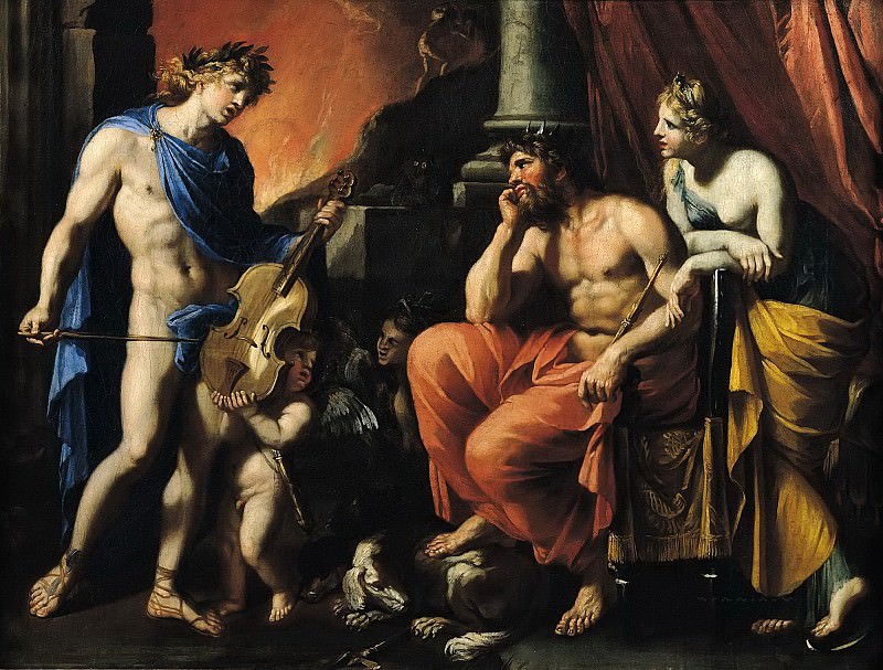 Перье, Франсуа -- Орфей перед Плутоном и Персефоной, часть 6 Лувр