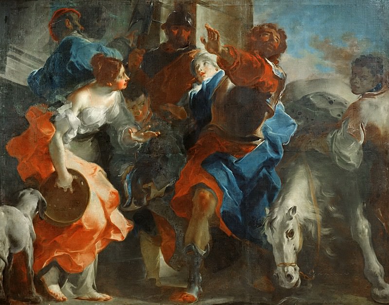 Баццани, Джузеппе -- Иеффай и его дочь, Part 6 Louvre