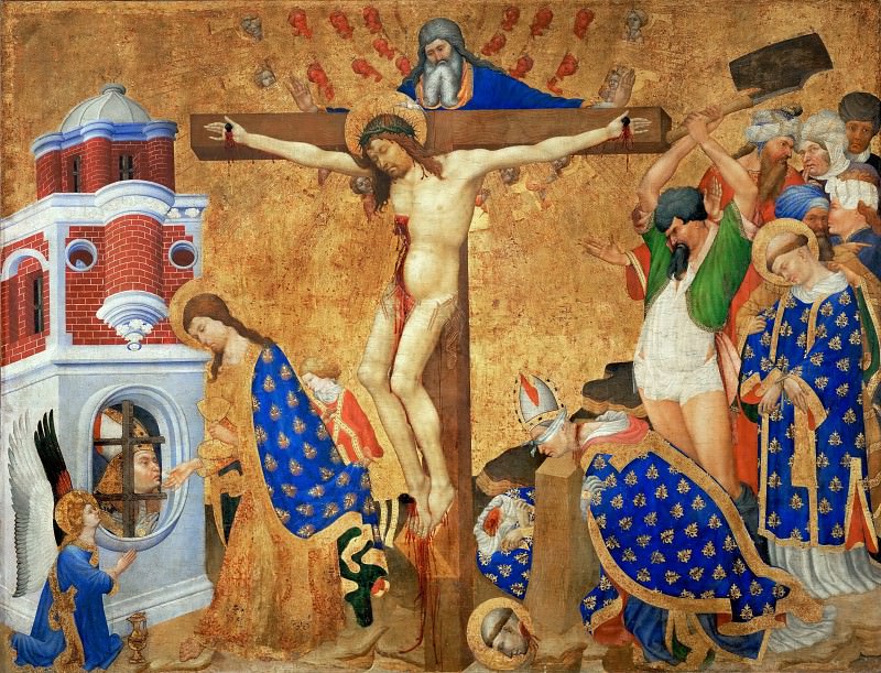 Henri Bellechose -- Communion and Martyrdom of Saint Denis, Part 6 Louvre