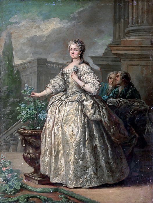 Ло, Шарль ван -- Королева Мария Лещинска, часть 6 Лувр
