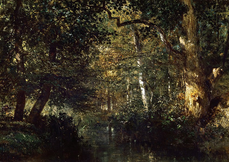 Труайон, Констан -- Ручей в лесу, часть 6 Лувр