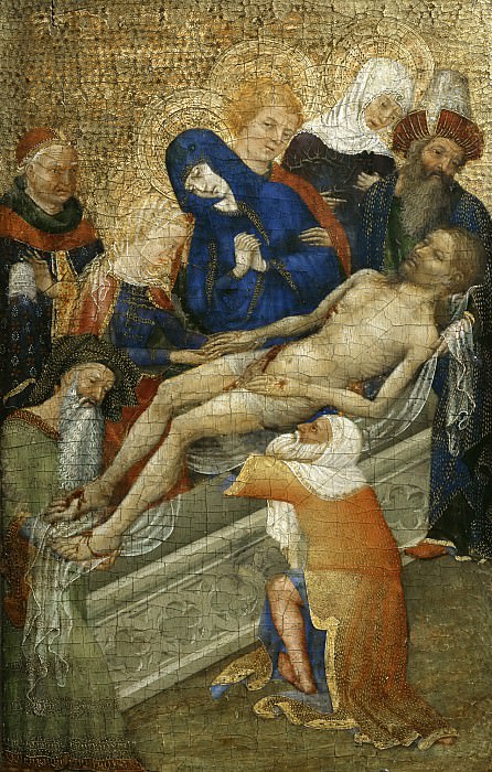 Французская школа -- Погребение Христа, часть 6 Лувр