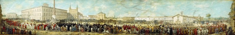 Johann Wilhelm Baur -- Procession of Pope Urban VIII to Basilica di S. Giovanni in Laterano to take possession of the Holy See , Part 6 Louvre