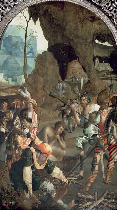 Мастер легенды Иоанна Евангелиста -- Мученичество Иоанна Евангелиста, Part 6 Louvre
