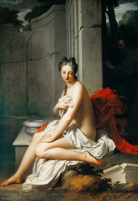 Сантерр, Жан Батист -- Сусанна в купальне, Part 6 Louvre