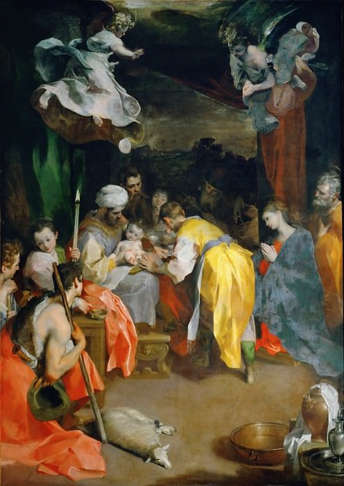 Federico Barocci -- Circumcision of Christ, Part 6 Louvre