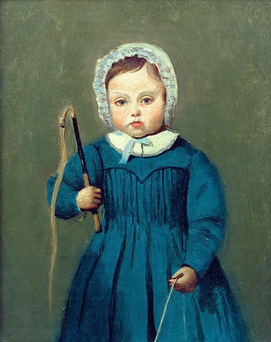 Коро, Жан-Батист-Камиль -- Луи Робер в детстве, Part 6 Louvre