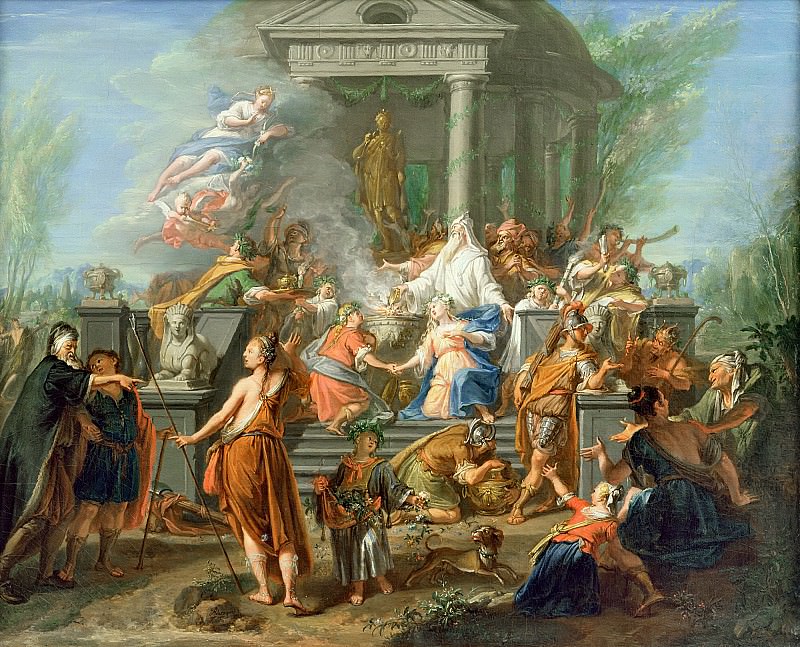Рор, Жак Игнатиюс де -- Жертвоприношение Ифигении, Part 6 Louvre