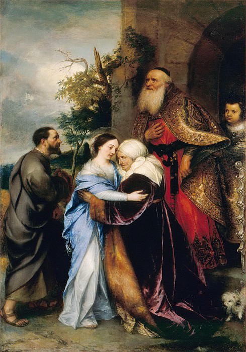 Ливенс, Ян -- Встреча Марии и Елизаветы, часть 6 Лувр