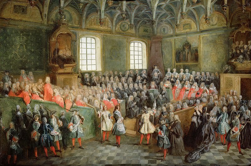 Ланкре, Никола -- Палата правосудия в парижском парламенте во время правления Людовика XV, часть 6 Лувр