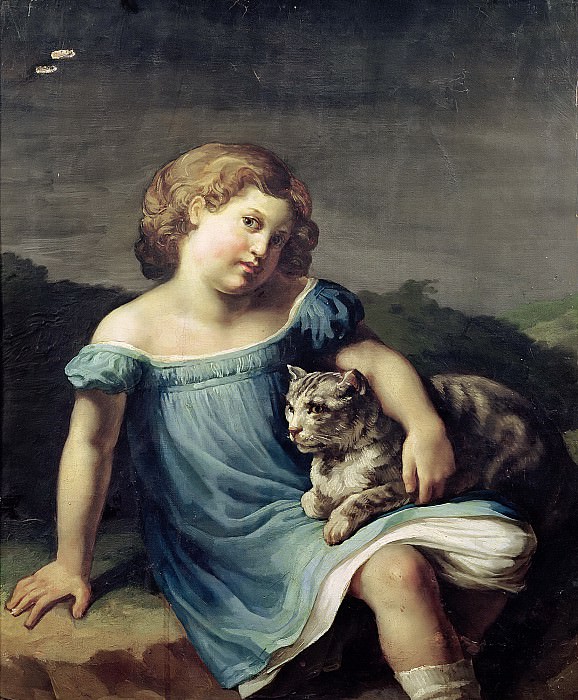 Жерико, Теодор -- Луиза Верне в детстве, часть 6 Лувр
