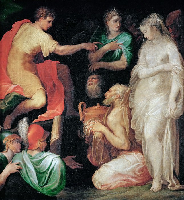 Аббате, Никколо дель -- Великодушие Сципиона, часть 6 Лувр