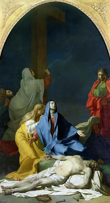 Реньо, барон Жан-Батист -- Оплакивание Христа, Part 6 Louvre